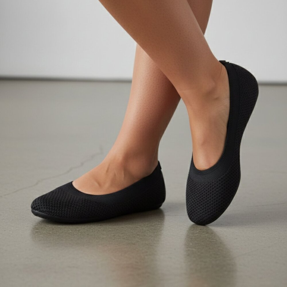 Allbirds Women's Black Knit Flats - Picture 2 of 8